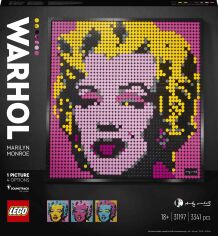 Акция на Конструктор LEGO Art Мерлин Монро Энди Уорхола (31197) от Будинок іграшок
