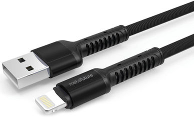 Акція на Кабель синхронизации Makefuture USB Lightning (2.4 A) 1 м Denim Grey (MCB-LD1GR) від Rozetka UA