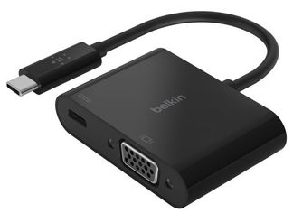 Акция на Адаптер Belkin USB-C - VGA 60W PD, black от MOYO