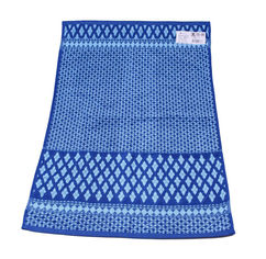 Акция на Полотенце махровое Венеция Речицкий текстиль синее 67х150 см от Podushka