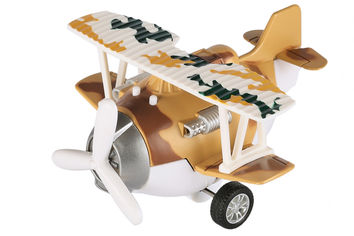 Акція на Самолет металический инерционный Same Toy Aircraft коричневый SY8016AUt-3 від Podushka
