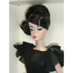 Акція на Игровая Кукла Барби силкстоун маленькое чёрное платье коллекционная - Barbie Classic Black Dress від Allo UA