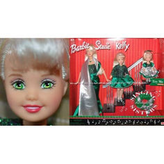 Акція на Коллекционный Набор Кукол Барби Поющие Сёстры 2000 года - Holiday Singing Sisters Barbie, Stacie, Kelly від Allo UA