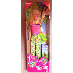 Акция на Коллекционная Кукла Барби Увлечение Головоломкой Блондинка с сумкой Barbie Puzzle Craze Special Edition 1998г. от Allo UA