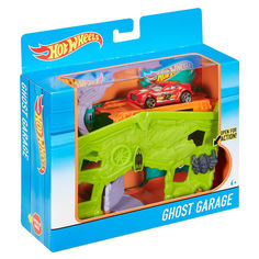 Акція на Детский Игровой набор Хот Вилс Гараж с призраками с машинкой и рычажком Ghost Garage Hot Wheels Mattel від Allo UA
