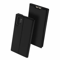 Акция на Чехол-книжка Dux Ducis с карманом для визиток для Samsung Galaxy Note 10 Plus Черный от Allo UA