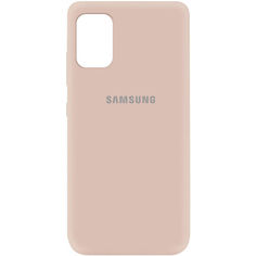 Акція на Чехол Silicone Cover My Color Full Protective (A) для Samsung Galaxy A51 Розовый / Pink Sand від Allo UA