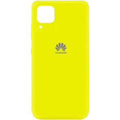 Акция на Чехол Silicone Cover My Color Full Protective (A) для Huawei P40 Lite Желтый / Flash от Allo UA
