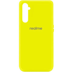 Акция на Чехол Silicone Cover My Color Full Protective (A) для Realme 6 Pro Желтый / Flash от Allo UA