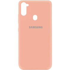 Акция на Чехол Silicone Cover My Color Full Protective (A) для Samsung Galaxy A11 Розовый / Flamingo от Allo UA