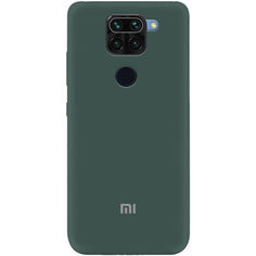 Акція на Чехол Silicone Cover My Color Full Protective (A) для Xiaomi Redmi Note 9 / Redmi 10X Зеленый / Pine green від Allo UA