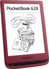 Акция на Электронная книга PocketBook 628 Ruby Red от MOYO