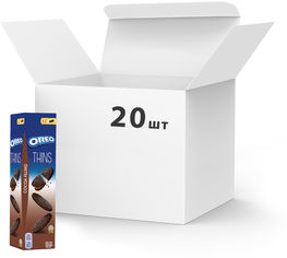 Акция на Упаковка печенья Oreo тонкого с какао и кремовой начинкой из какао 96 г х 20 шт (7622210627285) от Rozetka UA