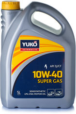 Акция на Моторное масло Yuko Super Gas 10w-40 5 л (4820070244519) от Rozetka UA