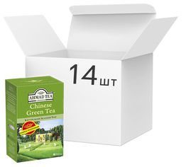 Акция на Упаковка чая зеленого листового Ahmad Tea Китайский 100 г х 14 шт (0054881115704) от Rozetka UA