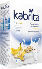 Акція на Молочная каша Kabrita 7 злаков с бананом с 6 месяцев 180 г (8716677006376) від Rozetka UA