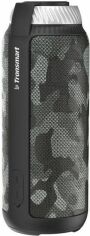 Акція на Портативна акустика Tronsmart Element T6 Portable Bluetooth Speaker (78874) Grey Camouflage від Територія твоєї техніки
