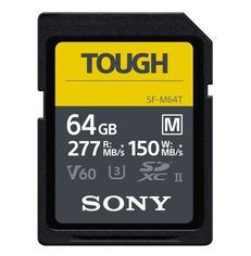 Акція на Карта памяти Sony SDXC 64GB C10 UHS-II U3 V60 R277/W150MB/s Tough (SFM64T.SYM) від MOYO