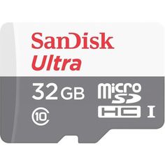 Акція на Карта памяти SanDisk microSDHC 32GB C10 UHS-I R100MB/s Ultra (SDSQUNR-032G-GN3MN) від MOYO
