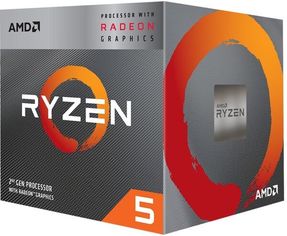 Акция на Процессор AMD Ryzen 5 3400G 4/8 3.7GHz 4Mb Radeon RX Vega 11 GPU Picasso AM4 65W Box YD3400C5FHBOX от MOYO