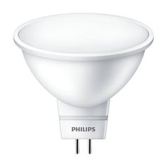 Акція на Лампа светодиодная Philips spot GU5.3 5-50W 120D 6500K 220V (929001844708) від Allo UA