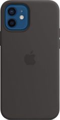 Акция на Чехол Apple для iPhone 12/12 Pro Silicone Case with MagSafe Black (MHL73ZE/A) от MOYO