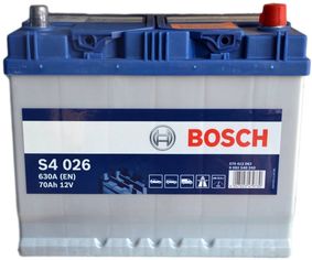 Акция на Автомобильный аккумулятор Bosch 70Аh (-/+) ASIA Евро S4026 (630EN) (0 092 S40 260) от Rozetka