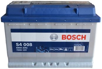 Акция на Автомобильный аккумулятор Bosch 74Аh Ев (-/+) S4008 (680EN) (0 092 S40 080) от Rozetka