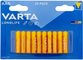 Акция на Батарейка Varta Long Life 20 AAA (04103101420) от Rozetka