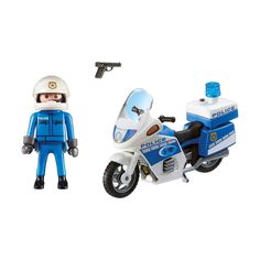 Акція на Игровой набор Playmobil Полицейский мотоцикл 6923 ТМ: Playmobil від Antoshka