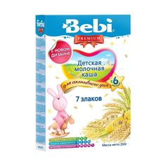 Акция на Молочная каша 7 злаков, 200 г 1002705 ТМ: Bebi Premium от Antoshka
