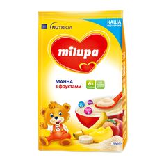 Акция на Каша Milupa молочная манная с фруктами, 210 г 578514 ТМ: Milupa от Antoshka