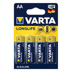 Акция на Батарейка Varta Longlife AА BLI 4 Alkaline 4106101414 ТМ: VARTA от Antoshka