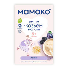 Акція на Каша на козьем молоке Мамако овсяная с черносливом 200 г  ТМ: Мамако від Antoshka