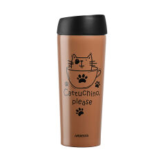 Акція на Термокружка 450 мл Coffee time Cat Ardesto AR2645DMM мокко від Podushka