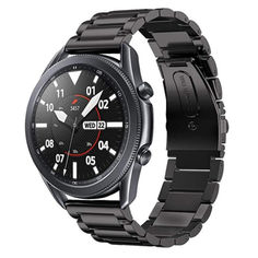 Акція на Браслет для Samsung Galaxy Watch 3 41 mm Ремешок Classic Xtra стальной браслет 20мм Black BeWatch (1110401) від Allo UA