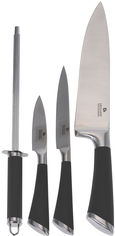 Акція на Набор ножей Excellent Houseware 4 шт (404000820_black) від Rozetka UA