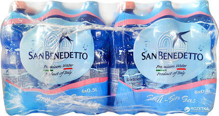 Акция на Упаковка минеральной негазированной воды San Benedetto 0.5 л х 24 бутылки (8001620014967) от Rozetka