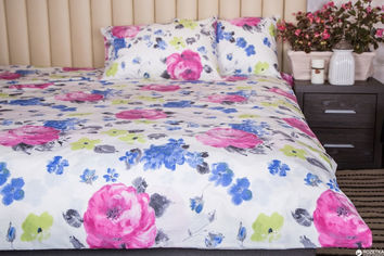 Акция на Комплект постельного белья Novita Ранфорс 20-1455 150х215x2 Pink (ROZ6205021670) от Rozetka UA
