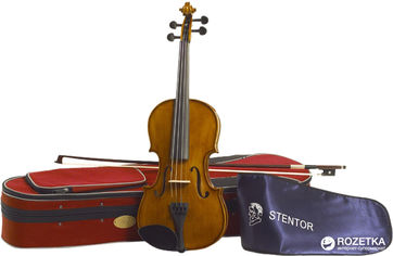 Акція на Скрипка Stentor 1500/E Student II Violin Outfit 1/2 від Rozetka UA