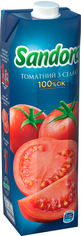Акция на Упаковка сока Sandora Томатный с солью 0.95 л х 10 шт (4823063112871) от Rozetka