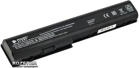 Акция на Аккумулятор PowerPlant для HP DV7 Black (14.4V/5200mAh/6Cells) (NB00000030) от Rozetka