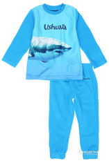 Акция на Пижама (футболка с длинными рукавами + штаны) Ushuaia USRH125 98 см Синяя (3609082887478) от Rozetka UA
