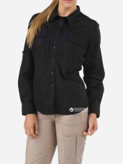 Акция на Рубашка тактическая 5.11 Tactical Women’s TaclitePro Long Sleeve Shirt 62070 XL Black (2000980423637) от Rozetka