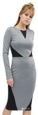 Акция на Платье Carica KP-5832-4 XS Черное с серым (2000002167280) от Rozetka UA