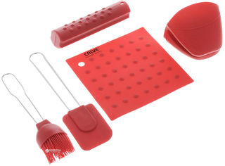 Акция на Кухонный набор Calve для выпечки из 5 предметов Красный (CL-4606-К) от Rozetka UA
