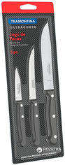 Акция на Набор ножей Tramontina Ultracorte 3 предмета (23899/051) от Rozetka UA
