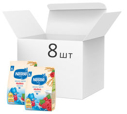 Акция на Упаковка молочных каш Nestle Рисовых с малиной и бифидобактериями (пробиотиками) витаминизированных с 6 месяцев 8 шт x 230 г (7613033832260) от Rozetka UA