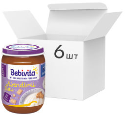 Акція на Упаковка молочной каши Bebivita с печеньем Спокойной ночи 190 г х 6 шт (9007253404815_9007253404976) від Rozetka UA
