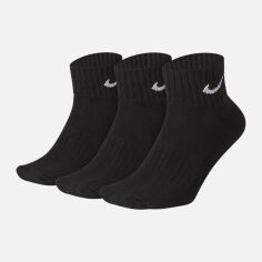 Акция на Носки Nike V Cush Ankle-3P Value SX4926-001 S (34-38) 3 пары Черные (887232701048) от Rozetka UA